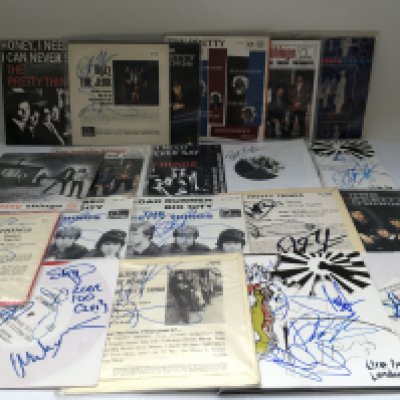 A collection of 7" singles and EPs by The Pretty Things comprising many signed examples.