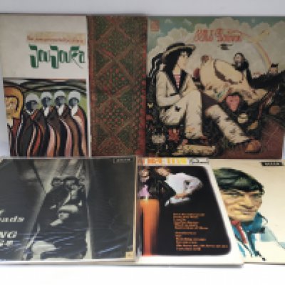 Five LPs comprising an early UK pressing of 'Brian Jones Presents The Pipes Of Pan At Joujouka' , 'HMS Donovan' and others.