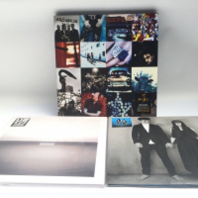 Three U2 LPs pressed on 180g vinyl, mostly coloured, comprising a limited edition 20th anniversary 'Achtung Baby', 'Songs Of Experience' and 'No Line On The Horizon'.