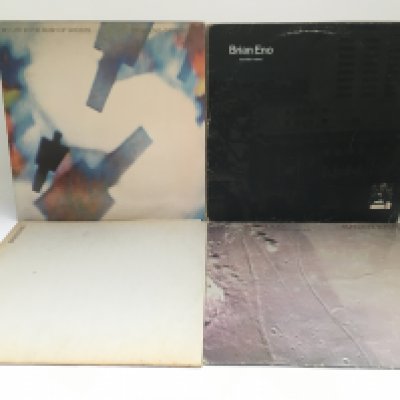 Four Brian Eno LPs.