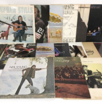 Fifteen Crosby, Stills, Nash & Young solo LPs.