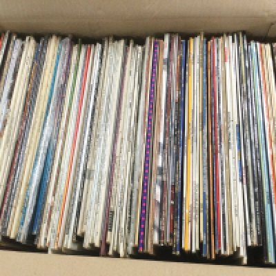 Six boxes of LPs by various artists including Bruce Springsteen, Eagles, Asia, Bryan Ferry and many more.