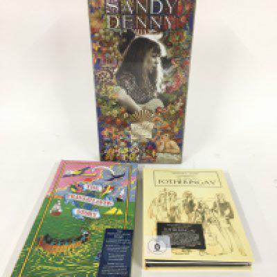 Three CD box sets comprising a sealed Sandy Denny 'A Boxful Of Treasures', Fotheringay 'Nothing More' and 'The Transatlantic Story'.