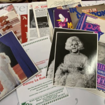 A large collection of Theatre and play bills, photos and fliers relating top Danny La Rue. (B)