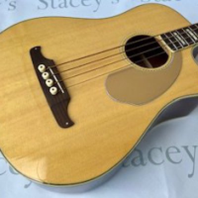 A Fender Californian Series Kingman Acoustic Bass Guitar with Fishman Presys System in brand new unplayed condition. Comes in non original hard case.