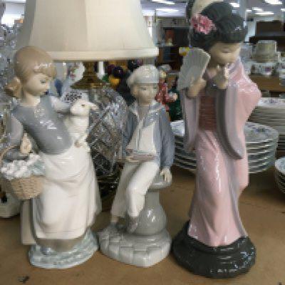 A Collection of three Lladro figures. NO RESERVE