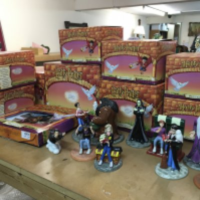 A collection of boxed Royal Doulton Harry Potter ceramic figures . This lot cannot be posted