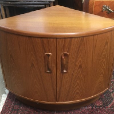A small G Plan corner cabinet . 64cm wide 54cm tall.