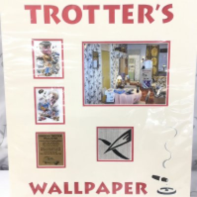 An UnFramed Authentic Only Fools And Horses Piece of Trotter Wallpaper From The 2003 Christmas Special. Limited Edition of 850 Pieces. With Certificate.