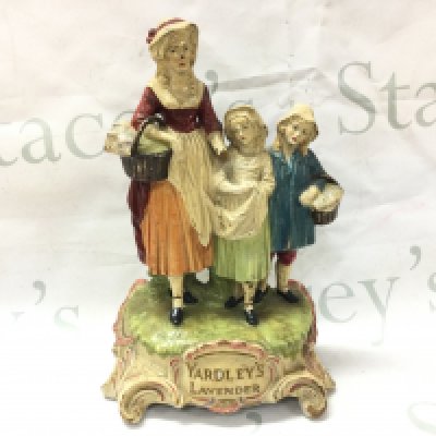 An early 20th century Yardleys lavender advertising figure . Postage category b. NO RESERVE