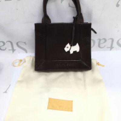 A Radley small brown leather handbag , postage cat B