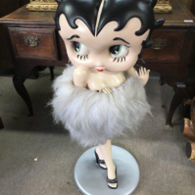 A large Bettie Boop figure. Approx height 97cm.