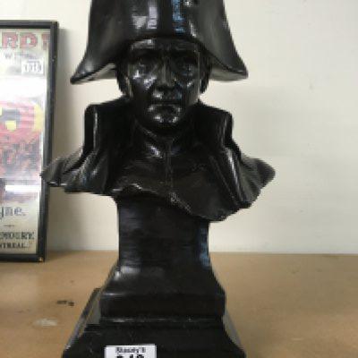 A bronzed bust in the form of Napoleon 35 cm
