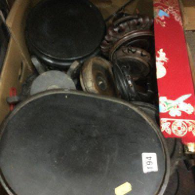 A collection of Chinese wooden stands . Postage category c
