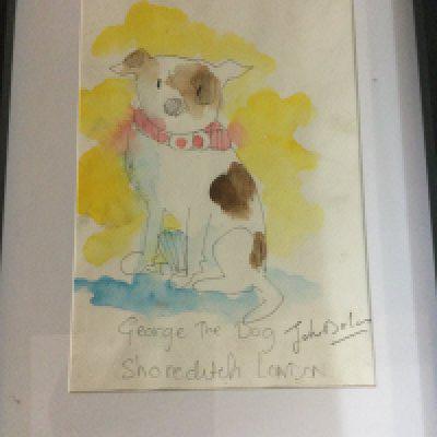 A collection of Eight John Dolan watercolours and one other .