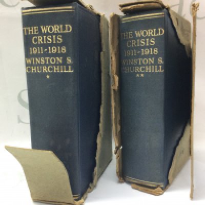 The World Crisis 1911-1918 Winston S. Churchill volumes 1 and 2 . Postage category B