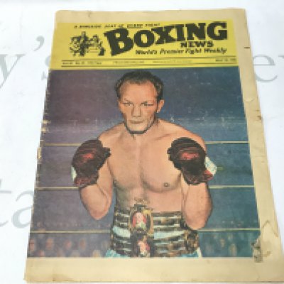 A vintage Boxing News May 20th 1966 magazine Muhammed Ali v Henry Cooper. No Reserve Postage category B
