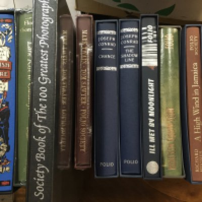 A collection of 18 folio society books