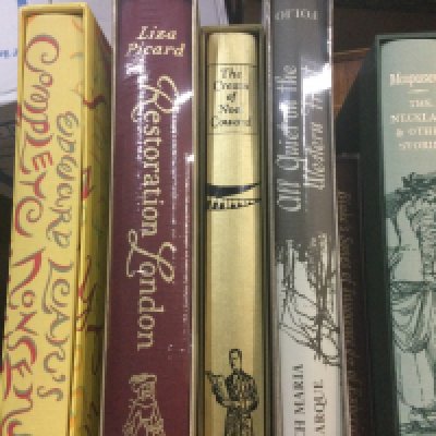 A collection of 16 folio society books .