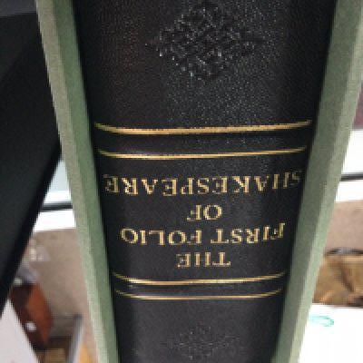 Folio Society the first Folio of Shakespeare the Norton Facsimile.