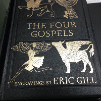 Folio Society, The Four Gospels engravings by Eric Gill .
