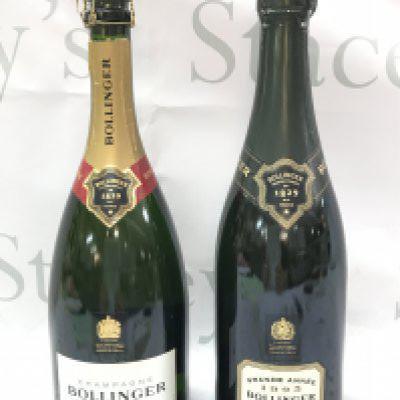 A 1995 Bollinger and a Special Cuvee Bollinger. This lot cannot be posted