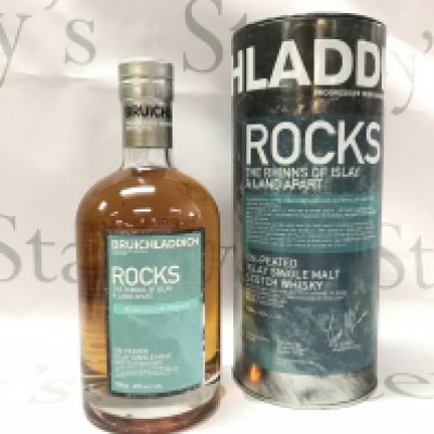 Bruichladdich Rocks Unpeated Islay single malt scotch whisky . This lot cannot be posted