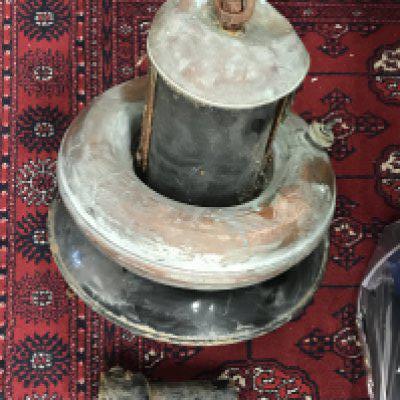 A vintage Gas hanging lamp