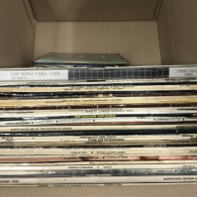 A collection of vinyl records including Fleetwood Mac, Abba, Rod Stewart etc. postage category C