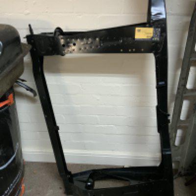 Vintage Mini Cooper parts. Subframe Assembly, RearMini, 1959-92 (Cone suspension, without hanger rods for late type exhaust mountings). Unused.