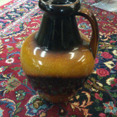 A mid 20th century West German Floor Vase, approx height 46cm.- NO RESERVE