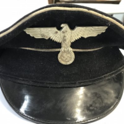A German Third Reich II world war NCO hat .postage category B