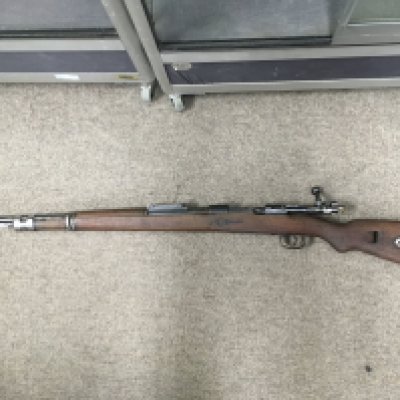 SECTION 1 FIREARMS LICENCE REQUIRED. A 1937 Mauser bolt action 5/42 rifle, the barrel with further proof marks. Please note that buyers must satisfy themselves as to the authenticity before bidding and be in possession of a valid firearms licence. Shipping category D.