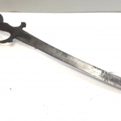 An Antique steel Indian Talawar Sword. No scabbard.