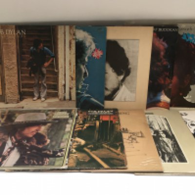 Ten Bob Dylan LPs comprising a 5LP 'Biograph' box set, 'John Wesley Harding', 'Desire' and others.