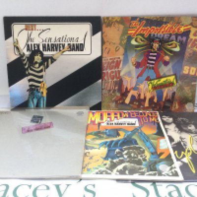 Five LPs by The Sensational Alex Harvey Band.