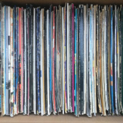 Two boxes of LPs and 12" singles by various artists including John Mayall's Bluesbreakers, Eddie & The Hot Rods, Genesis, Rainbow and others.