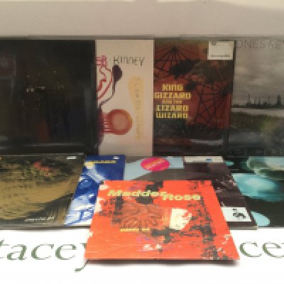 Ten indie rock LPs and a 10" single by various artists including Weezer (sealed Black Album), Sleater Kinney, The Jim Jones Revue and others. Includes 180g pressings.