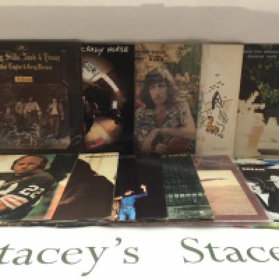 Eleven Crosby, Stills, Nash & Young and related LPs comprising 'Deja Vu', 'Songs For Beginners', 'After The Gold Rush' and others.