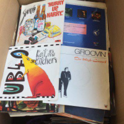 Two boxes of 7" singles by various artists from the 1960s onwards including Prince, Guns n Roses, Echo & The Bunnymen and many more.
