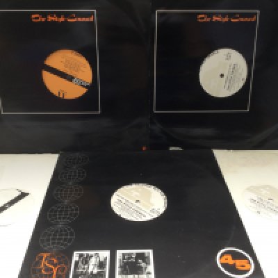 Five Style Council white label 12" promo discs comprising Walls Come Tumbling Down, The Lodgers, Come To Milton Keynes, Have You Ever Had It Blue and Heaven's Above.