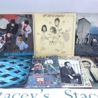Seven Who and related LPs including 'Who's Next', 'My Generation' and others.