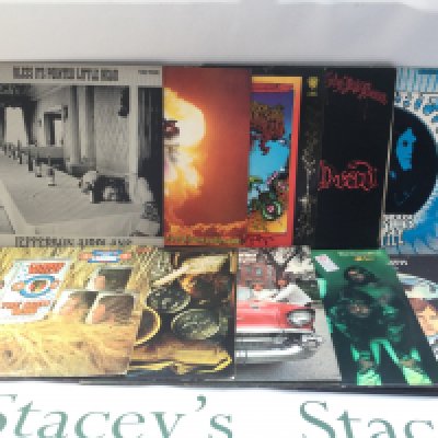 Ten rock and psych rock LPs by various artists including Jefferson Airplane, The Grateful Dead, The Guess Who and others. Includes US pressings.