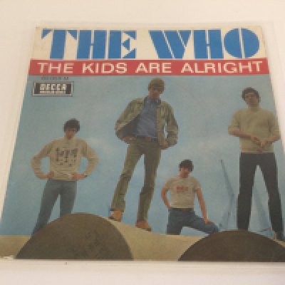 A rare 1966 French 'The Kids Are Alright' EP by The Who. France Decca 60-008. Vinyl EX, sleeve VG.