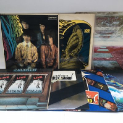 Seven psych and prog rock LPs including a first UK pressing of the self titled 'Ten Years After' LP, Iron Butterfly, Tangerine Dream and others.