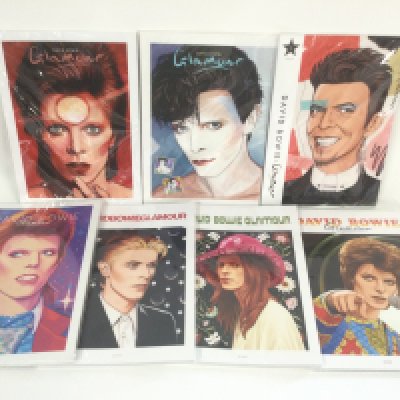 Seven issues of David Bowie Glamour fanzine comprising numbers 1,3,4,6,7,8 & 9.