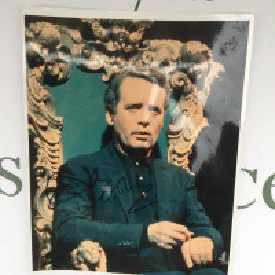 A signed Patrick McGoohan print.