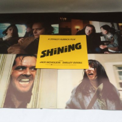 A collection of film stills from The Shining.