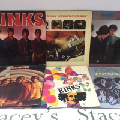 Twelve early pressings of Kinks LPs comprising the self titled debut (one feelable scratch), 'Something Else', 'Village Green Preservation Society' and others..