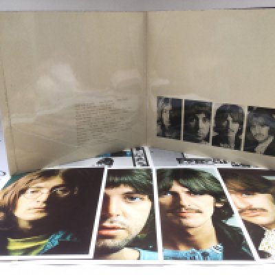 A rare first UK mono pressing and early numbered 'The Beatles' (White Album), numbered 0002351 in EX/EX condition and complete with black inners and all inserts.